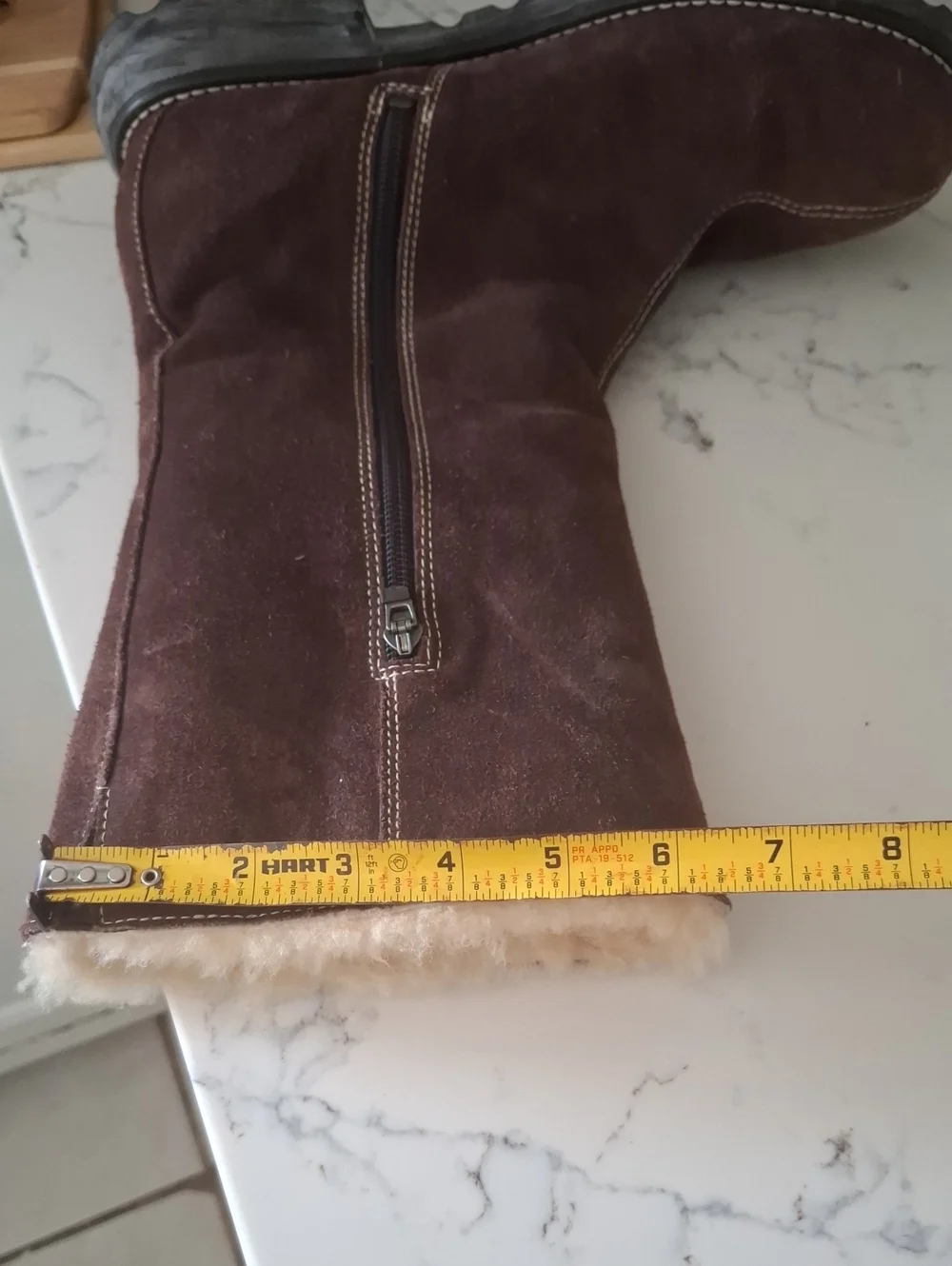 UGG Women’s Brown Suede Shearling-Lined Winter Boots